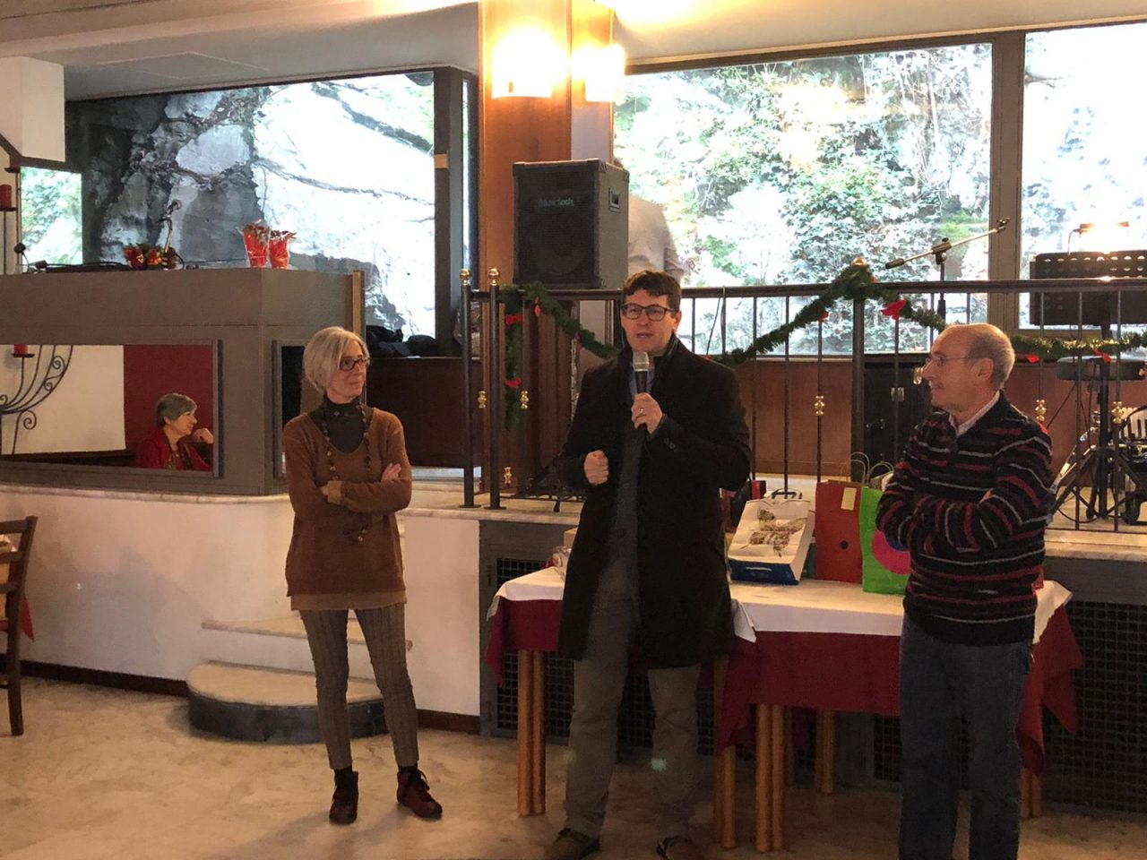 Pranzo sociale Auser, presente anche il sindaco Passoni FOTO