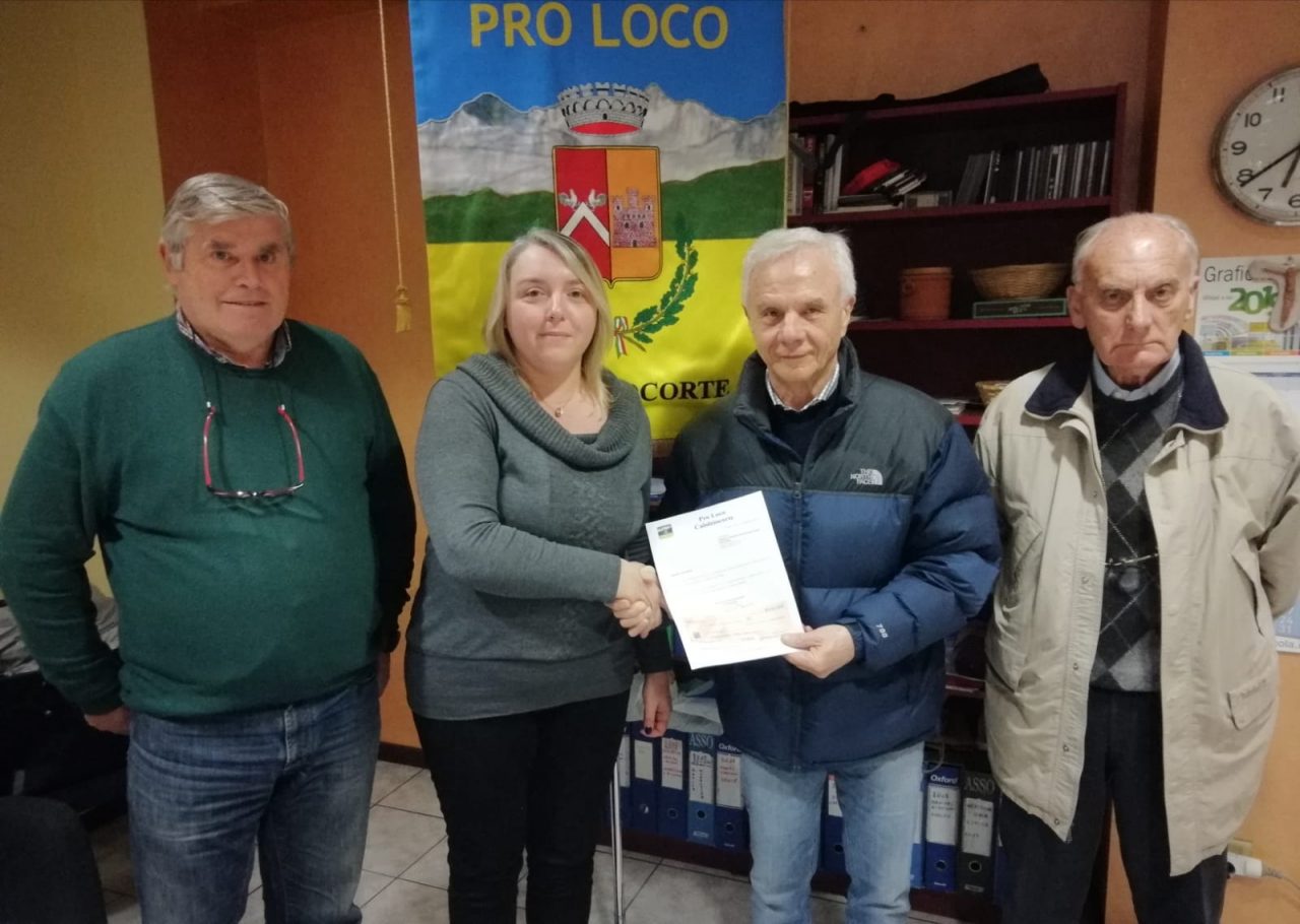 La Pro Loco consegna un maxi assegno al Nespolo