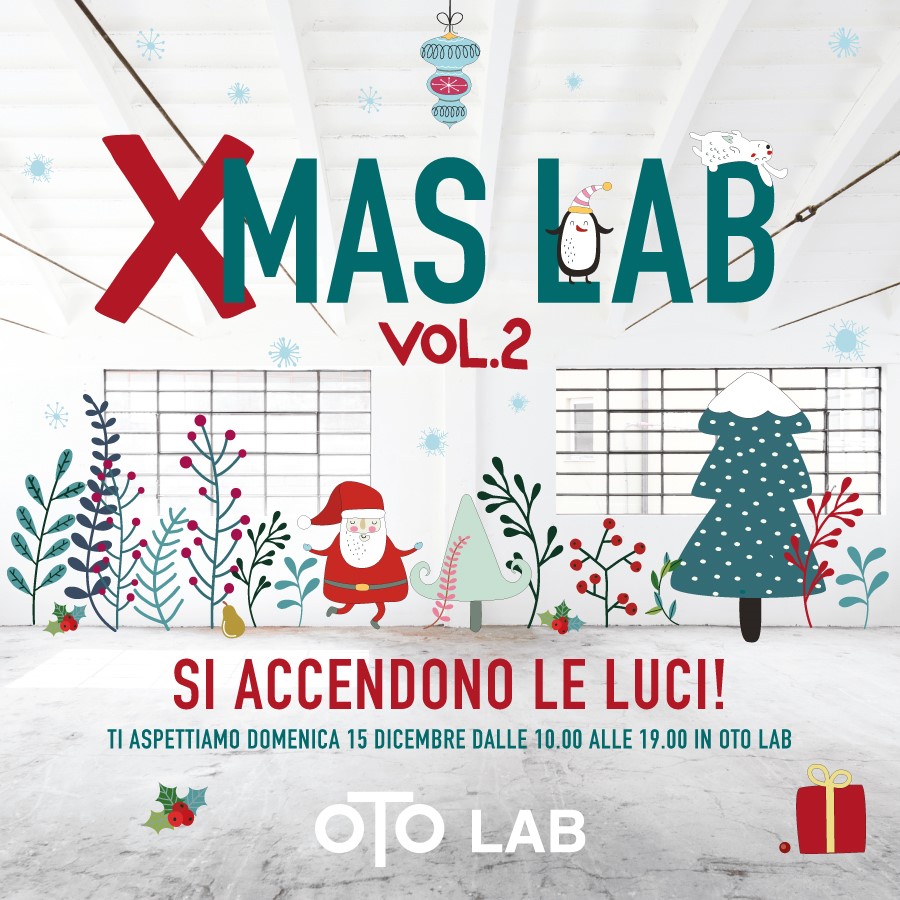 Domani Oto Lab si illumina con Xmas Lab