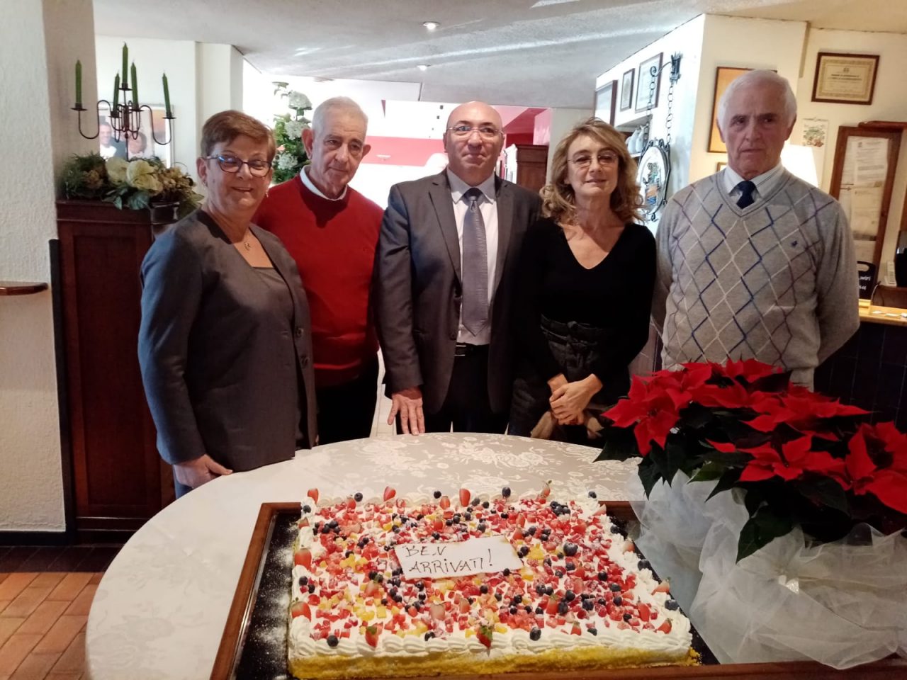 Anziani di Cisano, grande festa in compagnia