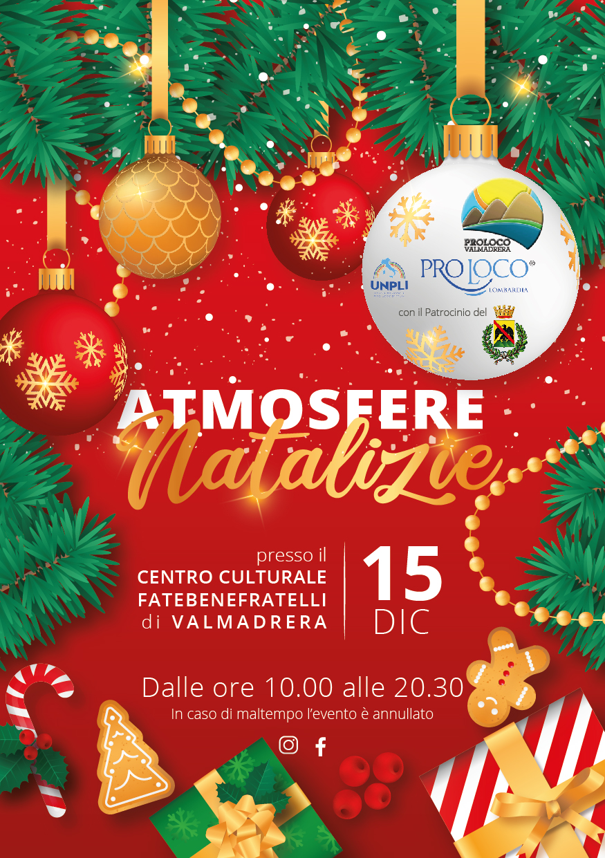 Pro Loco di Valmadrera torna con l’evento “Atmosfere natalizie”