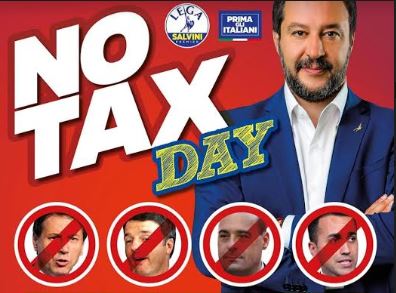 Lecco: domani la Lega lancia il No Tax Day