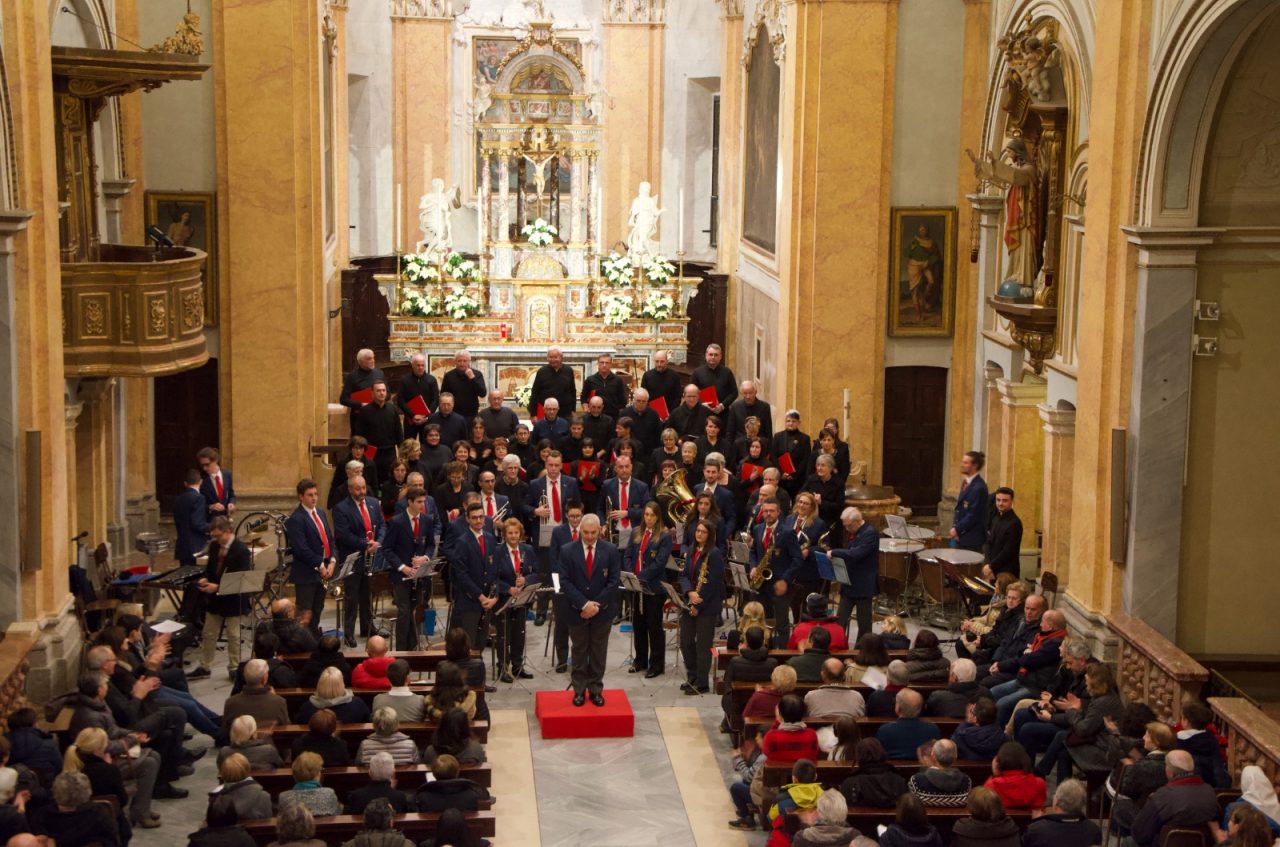 Ieri sera grande performance del Premiato Corpo Musicale di Galbiate
