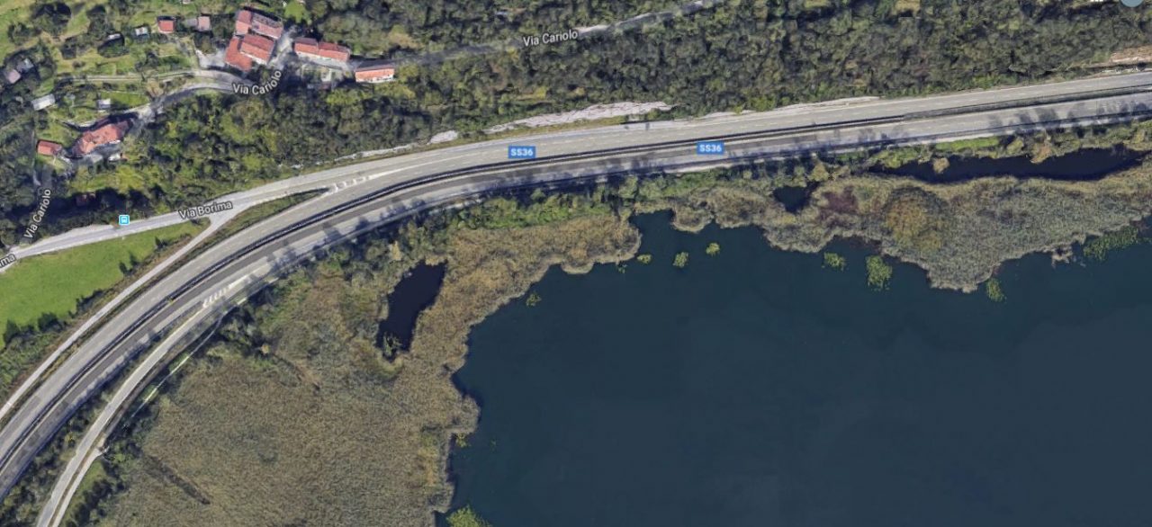 Statale 36: riapre lo svincolo di Suello invaso dal lago