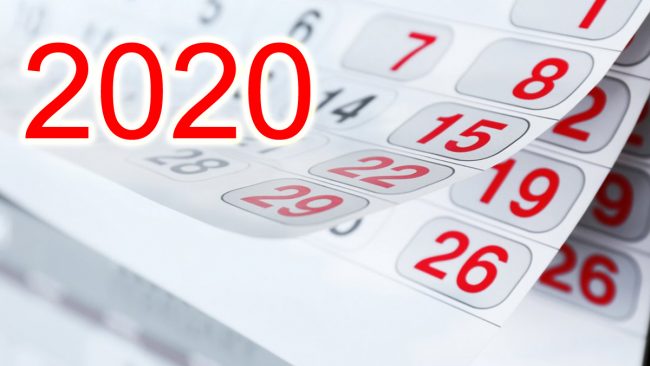 TUTTO 2020: la data palindroma, gli equinozi, le feste e i ponti