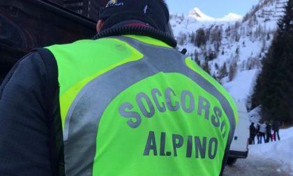 Scialpinista lecchese salvo per miracolo in Alta Vallespluga