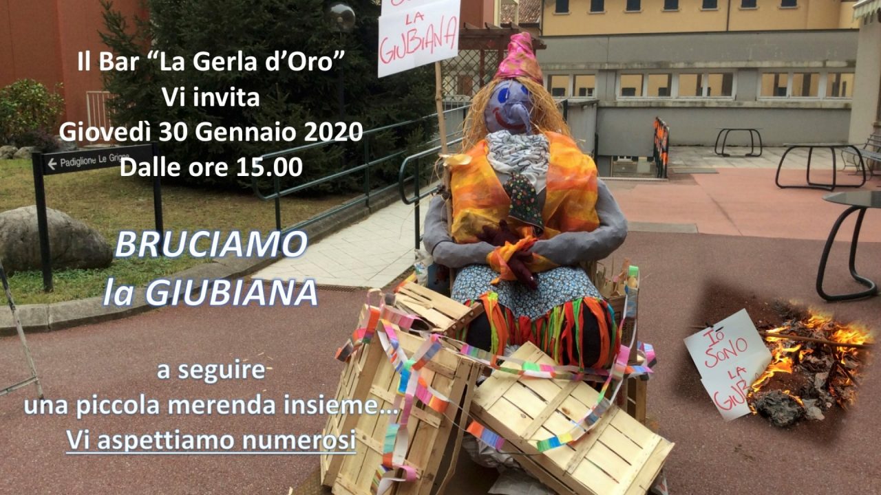Agli Istituti Riuniti Airoldi e Muzzi di Lecco si brucia la Giubiana