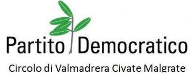 Riprende l’attività del Circolo PD di Valmadrera-Civate-Malgrate