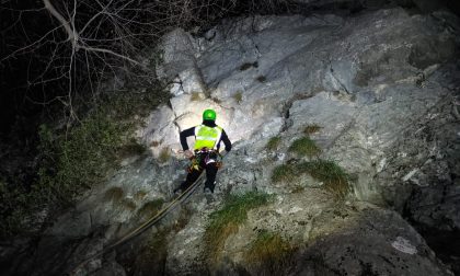 Scalatori bloccati, Soccorso Alpino in notturna allo Zucco Angelone FOTO