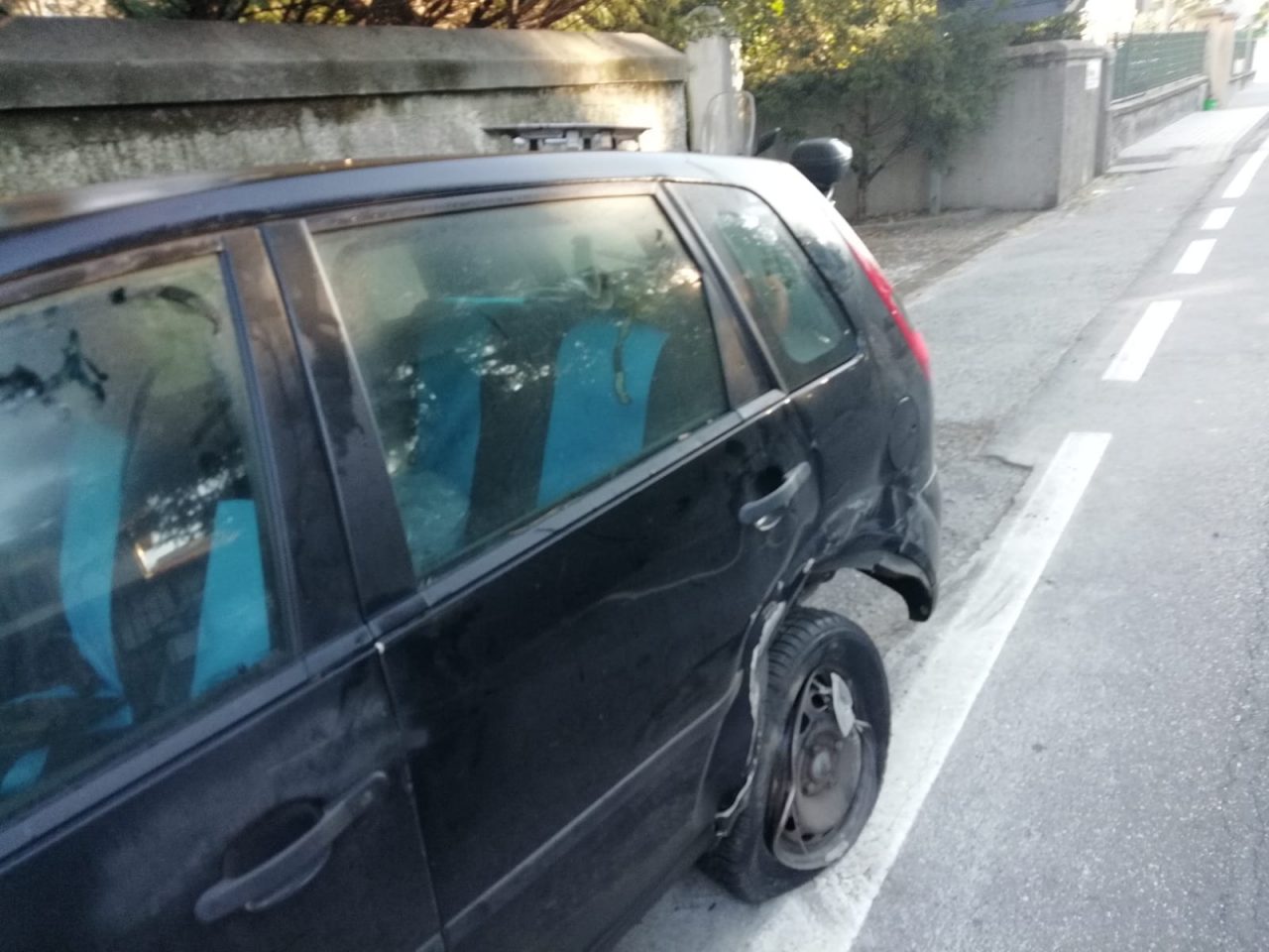 Un boato nella notte: tamponamento nella notte FOTO