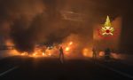 Inferno in Autostrada: muro di fuoco per assaltare il portavalori