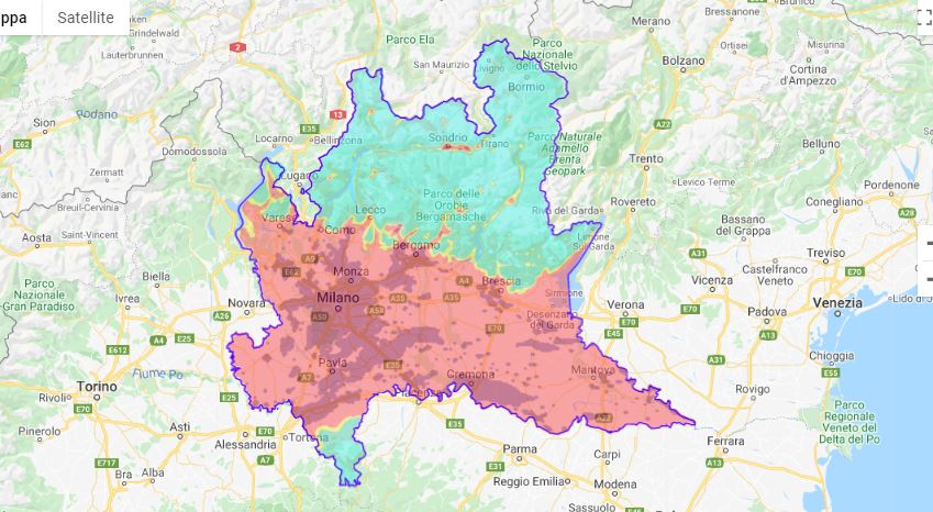 Aria irrespirabile: a Merate il record negativo della Lombardia