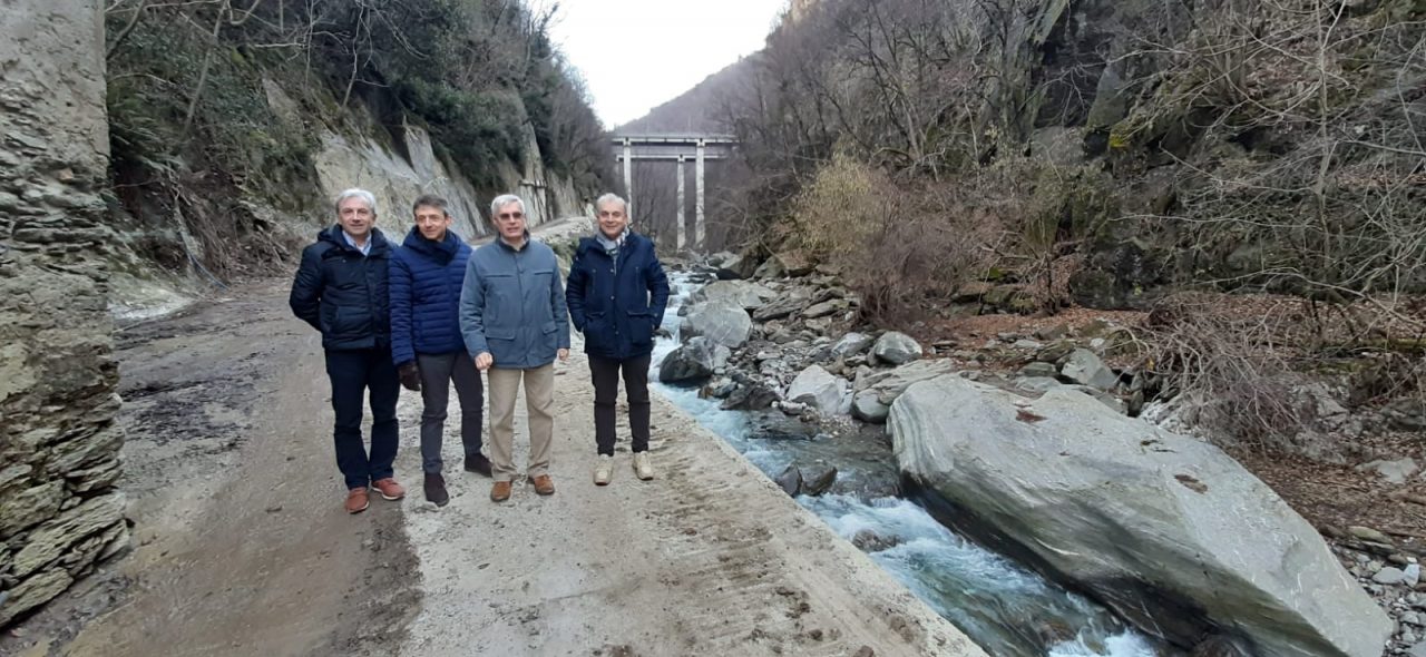 Sopralluogo sul torrente Varrone FOTO