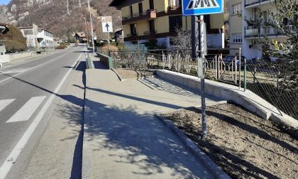 Criticità alla fermata bus sul torrente Grigna: ripristinato il muro di contenimento