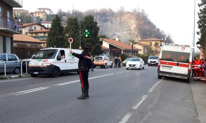 Scontro auto moto sulla Provinciale FOTO