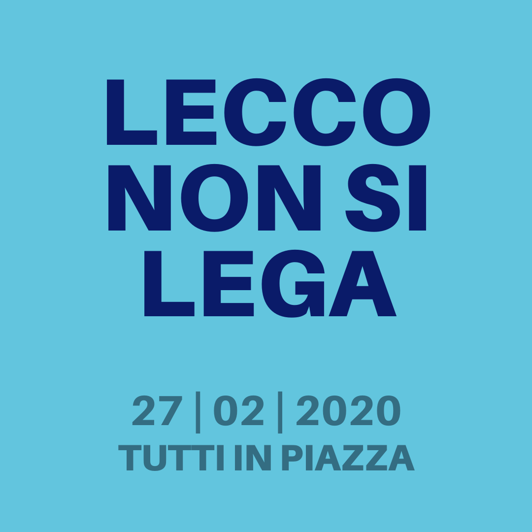 Salvini arriva a Lecco: contromanifestazione delle Sardine