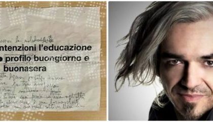 Morgan mette all’asta su Ebay il foglio col testo modificato del brano di Sanremo