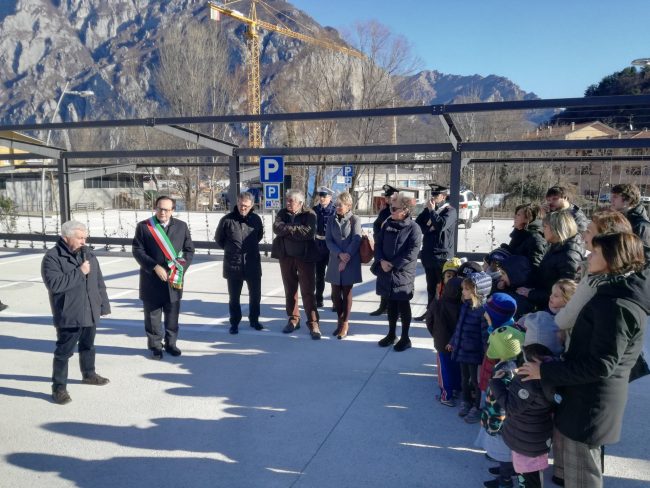 Valmadrera Inaugurazione nuovo parcheggio di Parè