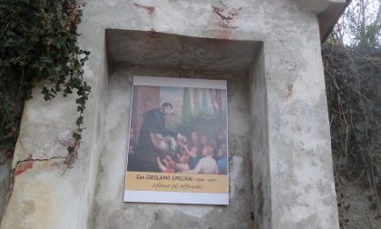 Rossino: dopo i vandalismi, torna l’effigie di San Girolamo