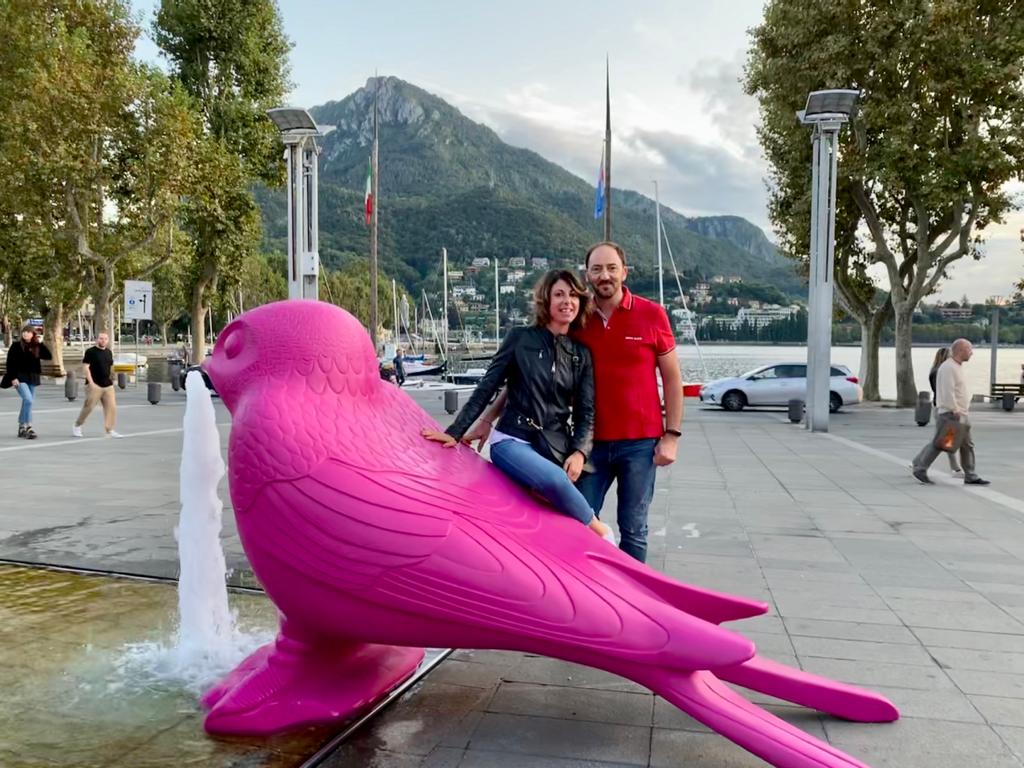 Nozze a Lecco: Piazza convola con l’Angelo