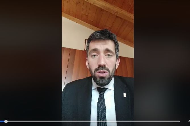 Coronavirus: “Se andate in montagna e vi fate male è difficile che possano curarvi” VIDEOAPPELLO DEL SINDACO