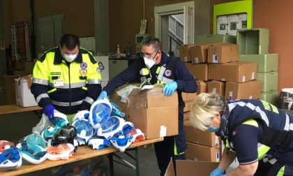 Maschere da snorkeling distribuite dalla Protezione Civile FOTO