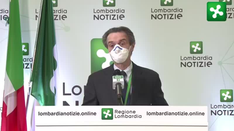 Coronavirus, brutte notizie da Fontana: “I casi sono nuovamente aumentati” VIDEO