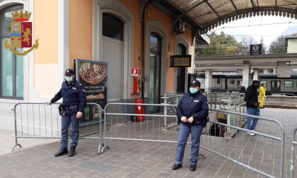 Coronavirus: stazione di Lecco presidiata dai poliziotti