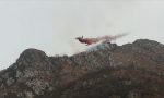 Incendio sul Monte Barro a Galbiate VIDEO