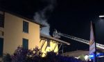 Calolzio, in fiamme una canna fumaria in via Battisti FOTO