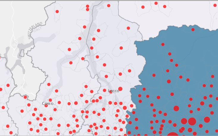 Emergenza Coronavirus: tutti i casi. Contagiati in  51 paesi lecchesi I POSITIVI COMUNE PER COMUNE