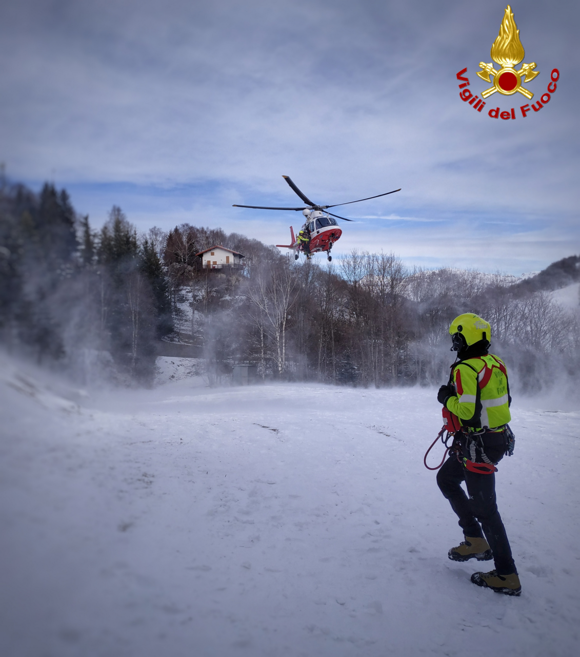 Tre persone incrodate in Grigna: intervengono i Vigili del fuoco