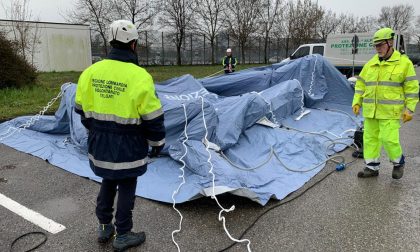 Coronavirus: tende per triage sanitario nuovi detenuti FOTO