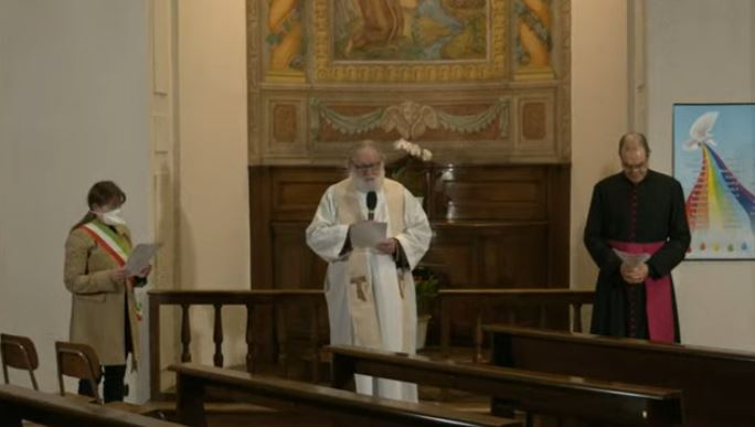 Lecco si affida a San Francesco in questa emergenza Coronavirus LA CERIMONIA IN DIRETTA VIDEO