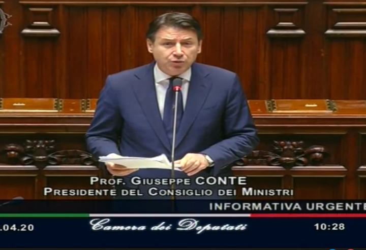 Informativa urgente sulle iniziative del Governo per la ripresa delle attività economiche PREMIER CONTE IN DIRETTA VIDEO