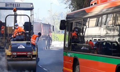 Riasfaltature a Lecco: interventi notturni tra il 13 e il 23 maggio