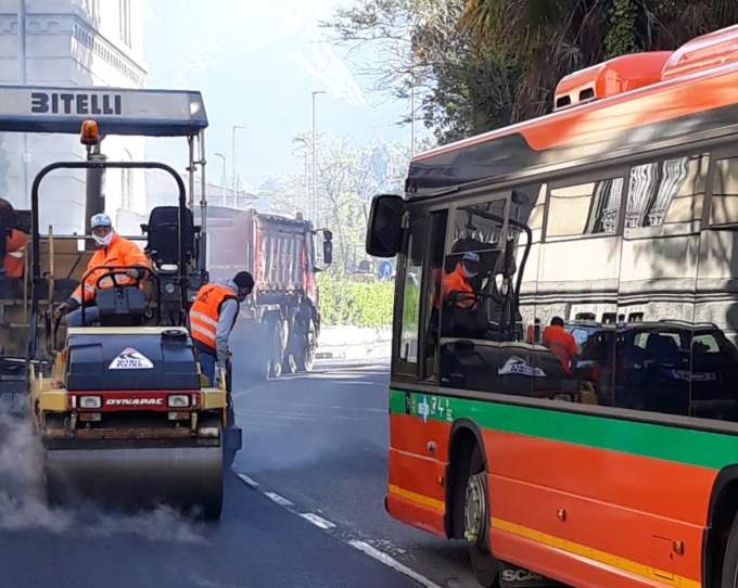 Al via dal 31 maggio i lavori di asfaltatura a Calolzio: si interviene di notte per ridurre al minimo i disagi