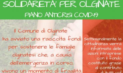 Olginate, una raccolta fondi per le famiglie in difficoltà