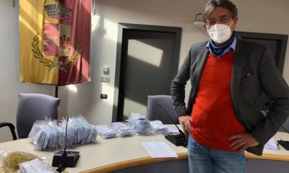 Calolzio: in distribuzione oltre 16.000 mascherine FOTO