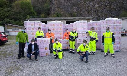 Una colomba per ogni alpino. Dono alle penne nere impegnate nell'emergenza Coronavirus FOTO