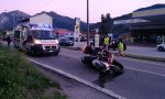 Scontro fra due moto lungo la Statale a Mandello