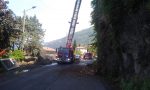 Dopo la frana riaperta la SP 72 LE FOTO DEI MASSI CADUTI IN STRADA