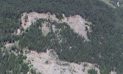 In Valtellina le forti piogge riattivano la frana del Ruinon