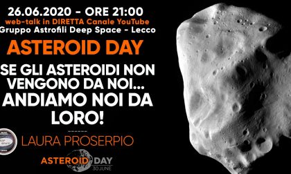 A Lecco appuntamento virtuale con l'Asteroid Day 2020