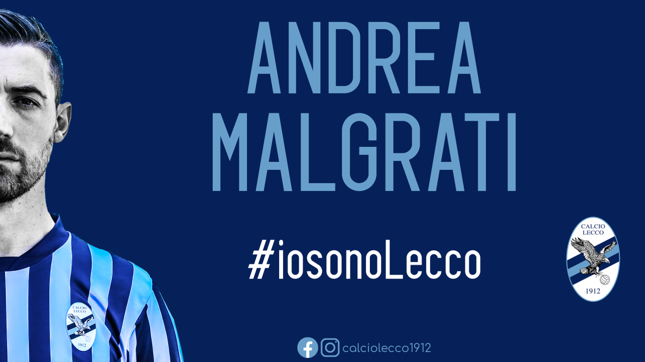 Il capitano Andrea Malgrati rinnova con la Calcio Lecco