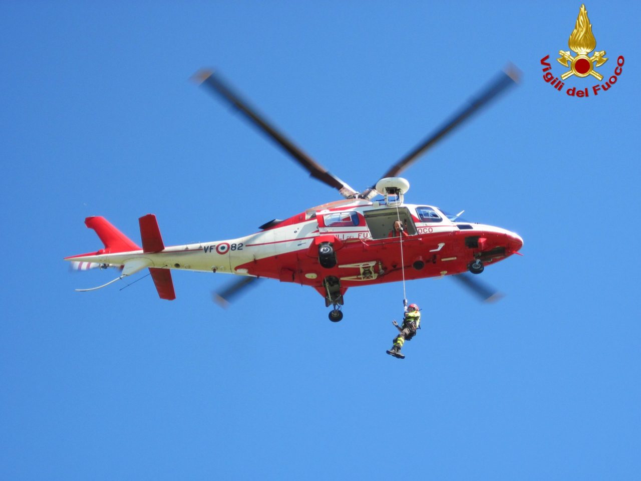 Famiglia in difficoltà sul Grignone salvata dai Vigili del Fuoco