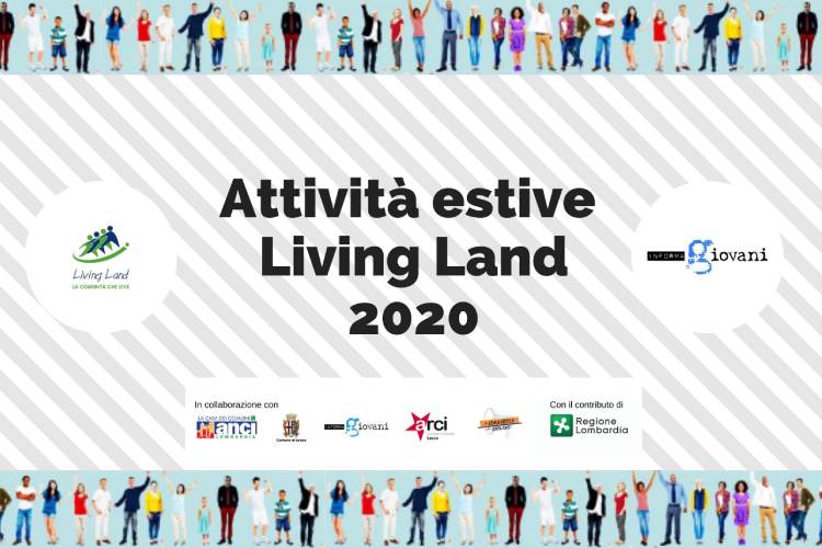 Tornano le attività estive di Living Land: iscrizioni entro giovedì 18 giugno