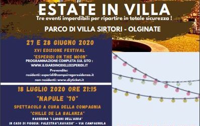 Estate in Villa: riparte la cultura a Olginate