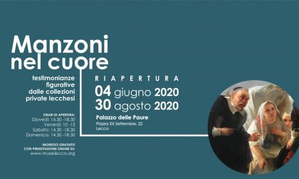 Riapre la mostra "Manzoni nel cuore", prorogata fino al 30 agosto