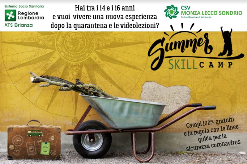 Summer skill Camp a Lecco per ragazzi dai 14 ai 16 anni: iscrizioni aperte